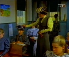 A scene from the series