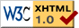 A Golden Road to Avonlea egy XHTML-valid weboldal